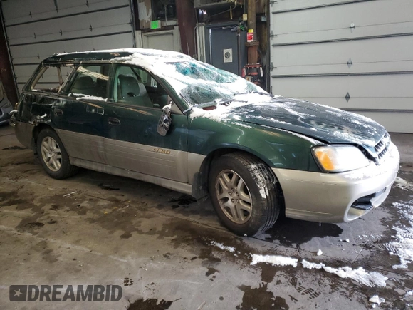 2003 Subaru Legacy Outback with VIN 4S3BH675037603192, listed as a Copart auction lot 45029405 with 247,596 mi miles and Salvage title. Bid and sale history available at DreamBid. Image 4.
