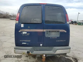 2000 Chevrolet Express Cargo Van w/YF7 with VIN 1GBFG15R5Y1109387, listed as a Copart auction lot 48850655 with 176,057 mi miles and Salvage Title. Bid and sale history available at carsss.com. Image 6.