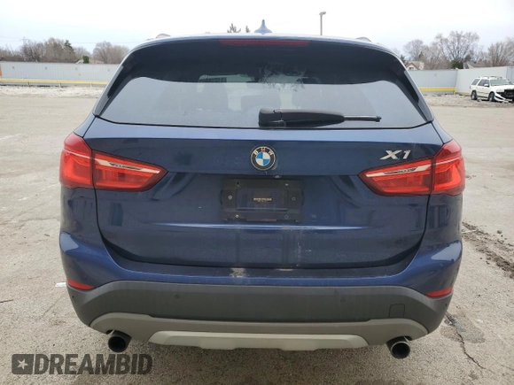 2017 BMW X1 xDrive28i with VIN WBXHT3C30H5F71011, listed as a Copart auction lot 51018645 with 83,203 mi miles and Clean Title. Bid and sale history available at carsss.com. Image 6.