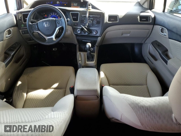 2015 Honda Civic Sedan LX with VIN 19XFB2E56FE006521, listed as a Copart auction lot 49694945 with 75,388 mi miles and Clean Title. Bid and sale history available at carsss.com. Image 8.