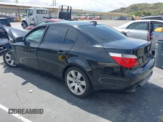 2006 BMW 5 Series 530i with VIN WBANE73576CM41247, listed as a IAAI auction lot 41912672 with Not Provided miles and . Bid and sale history available at carsss.com. Image 3.