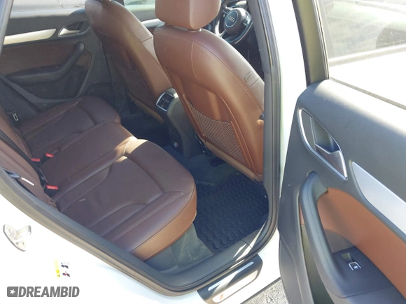 2018 Audi Q3 Premium with VIN WA1BCCFS6JR010047, listed as a IAAI auction lot 41795209 with 99,609 mi miles. Bid and sale history available at carsss.com. Image 8.