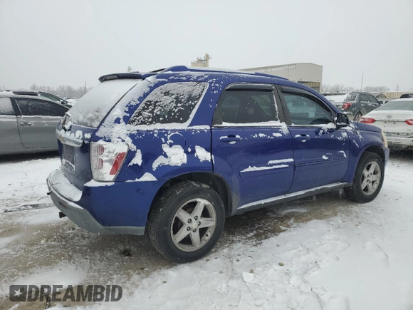 2005 Chevrolet Equinox LT with VIN 2CNDL63F556028169, listed as a Copart auction lot 45739765 with 202,946 mi miles and Salvage Title. Bid and sale history available at carsss.com. Image 3.