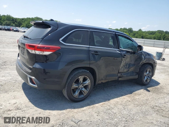 2018 Toyota Highlander Limited with VIN 5TDYZRFH6JS237407, listed as a Copart auction lot 59730215 with 137,262 mi miles and Salvage title. Bid and sale history available at DreamBid. Image 3.