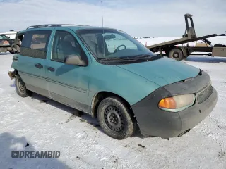 1998 Ford Windstar GL with VIN 2FMDA514XWBA37752, listed as a Copart auction lot 46063335 with 211,145 mi miles and Salvage Title. Bid and sale history available at carsss.com. Image 4.