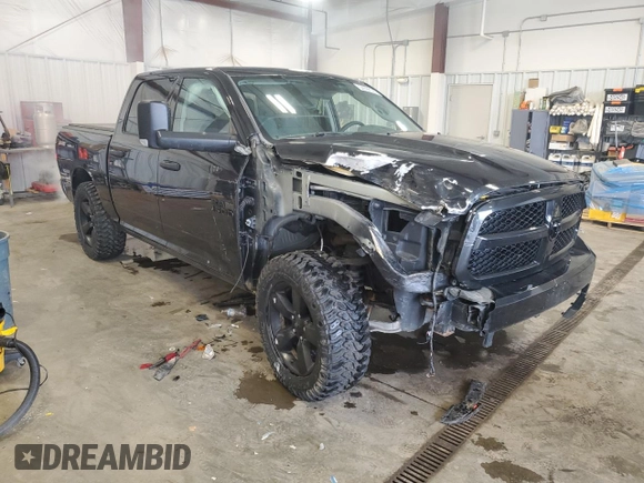 2017 Ram 1500 Express with VIN 1C6RR7KT5HS591303, listed as a Copart auction lot 54698035 with 91,377 mi miles and Non repairable. Bid and sale history available at DreamBid. Image 4.