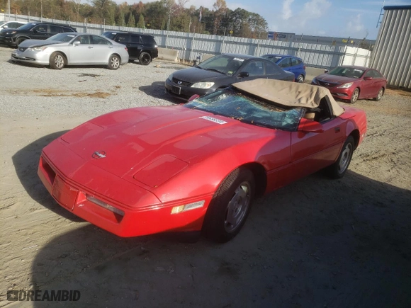 1986 Chevrolet Corvette with VIN 1G1YY678XG5901747, listed as a Copart auction lot 78588334 with 0 mi miles and Salvage Title. Bid and sale history available at carsss.com. Image 1.