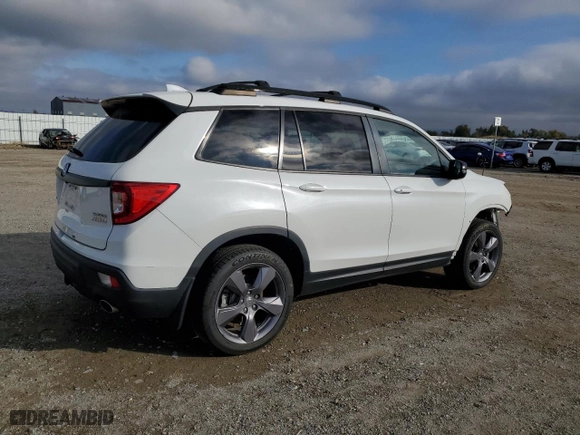 2020 Honda Passport Touring with VIN 5FNYF8H9XLB016652, listed as a Copart auction lot 80346824 with 81,680 mi miles and Salvage Title. Bid and sale history available at carsss.com. Image 3.