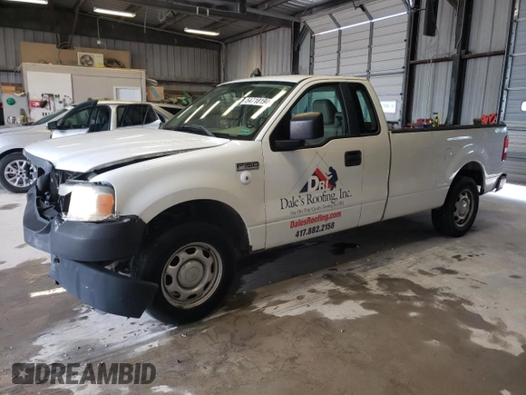 2008 Ford F-150 XL с VIN 1FTRF122X8KC95392, выставлен на аукционе Copart как лот 54718194 с пробегом 142 846 миль миль и Списание • Salvage title. История ставок и продаж доступна на DreamBid. Изображение 1.
