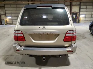 2003 Toyota Land Cruiser with VIN JTEHT05J132041320, listed as a Copart auction lot 44438895 with 256,815 mi miles and Clean Title. Bid and sale history available at carsss.com. Image 6.