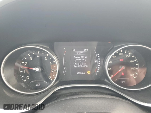 2020 Jeep Compass Sport с VIN 3C4NJDAB0LT149770, выставлен на аукционе Copart как лот 45551475 с пробегом 48 326 миль миль и Списание • Salvage title. История ставок и продаж доступна на DreamBid. Изображение 9.