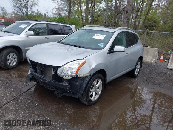 2009 Nissan Rogue SL with VIN JN8AS58T49W057083, listed as a IAAI auction lot 41987000 with 178,797 mi miles and . Bid and sale history available at DreamBid. Image 2.