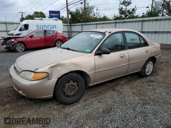 1997 Ford Escort LX z VIN 1FALP13P2VW326223, wystawiony jako Copart lot #74509294 z przebiegiem 55 265 mil mil oraz Szkoda całkowita • Salvage title. Historia ofert i sprzedaży dostępna na DreamBid. Obrazek 1.