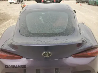 2022 Toyota GR Supra 3.0 with VIN WZ1DB0C03NW050968, listed as a Copart auction lot 44450175 with 22,420 mi miles and Salvage Title. Bid and sale history available at carsss.com. Image 10.