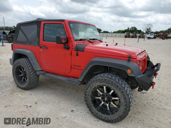 2017 Jeep Wrangler Sport с VIN 1C4AJWAG0HL664146, выставлен на аукционе Copart как лот 54006985 с пробегом 38 008 миль миль и Списание • Salvage title. История ставок и продаж доступна на DreamBid. Изображение 4.
