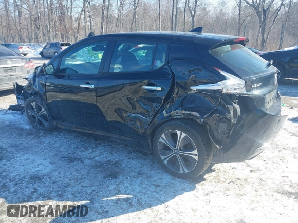 2022 Nissan LEAF SV Plus with VIN 1N4BZ1CV6NC552738, listed as a IAAI auction lot 41383500 with 44,205 mi miles and . Bid and sale history available at DreamBid. Image 3.