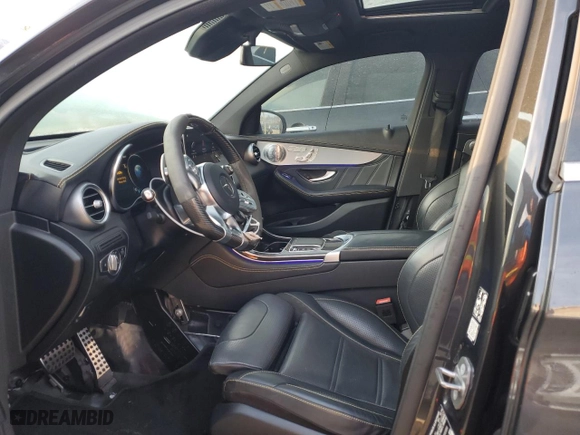 2020 Mercedes-Benz GLC with VIN WDC0J8KB5LF744831, listed as a Copart auction lot 85045494 with 43,739 mi miles and Salvage Title. Bid and sale history available at carsss.com. Image 7.
