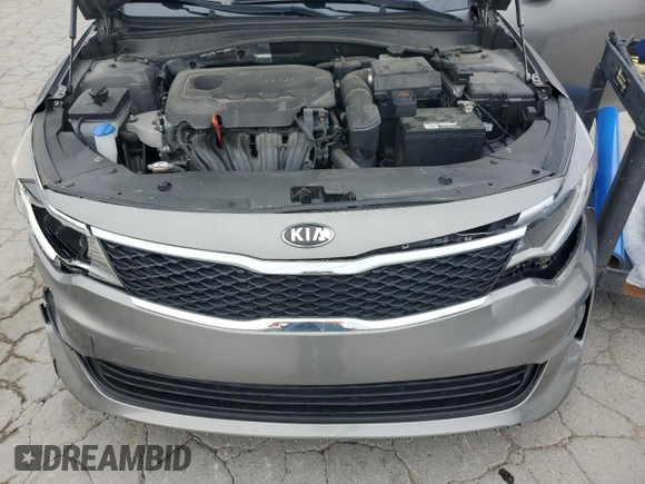 2018 Kia Optima S с VIN 5XXGT4L31JG183167, выставлен на аукционе Copart как лот 57238755 с пробегом 78 663 миль миль и Списание • Salvage title. История ставок и продаж доступна на DreamBid. Изображение 11.