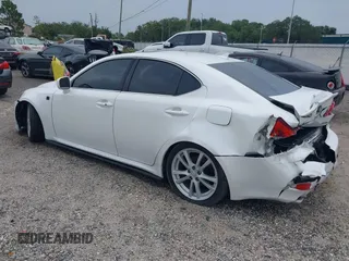 2007 Lexus IS 250 with VIN JTHBK262672043200, listed as a IAAI auction lot 42612618 with 139,241 mi miles and . Bid and sale history available at DreamBid. Image 3.