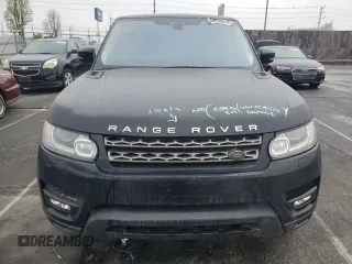 2017 Land Rover Range Rover Sport SE with VIN SALWG2FVXHA158297, listed as a Copart auction lot 50999465 with 49,456 mi miles and Salvage title. Bid and sale history available at DreamBid. Image 5.