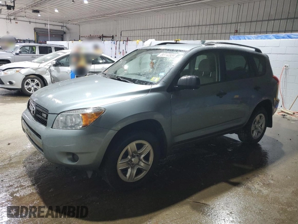 2007 Toyota RAV4 with VIN JTMBK35V775018260, listed as a Copart auction lot 85112334 with 85,365 mi miles and Salvage Title. Bid and sale history available at carsss.com. Image 1.