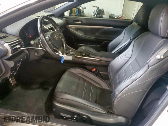 2017 Lexus RC 200t с VIN JTHHA5BC5H5005809, выставлен на аукционе Copart как лот 58730775 с пробегом 95 659 миль миль и Списание • Salvage title. История ставок и продаж доступна на DreamBid. Изображение 7.