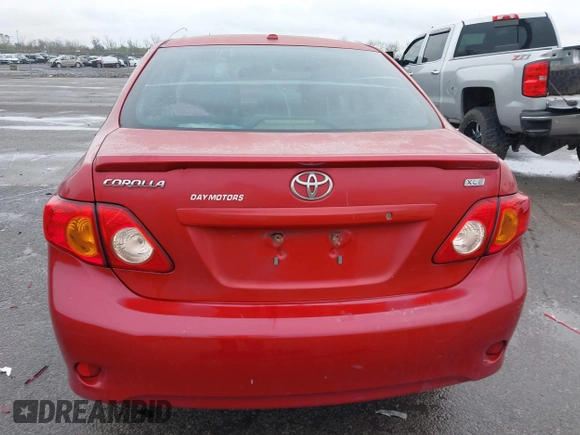 2009 Toyota Corolla with VIN 1NXBU40E09Z099663, listed as a IAAI auction lot 41069276 with 187,726 mi miles. Bid and sale history available at carsss.com. Image 16.