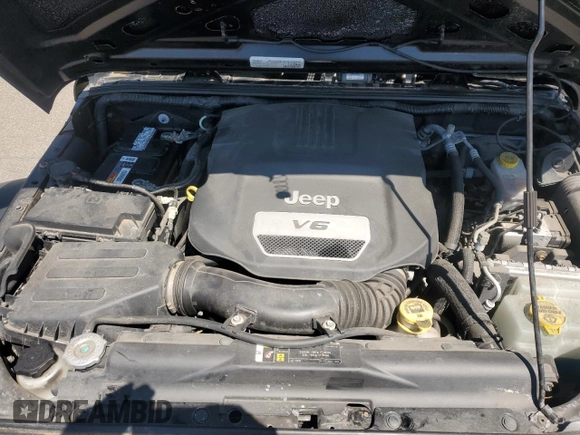 2017 Jeep Wrangler Unlimited Sport with VIN 1C4HJWDG8HL744823, listed as a Copart auction lot 65827465 with 51,859 mi miles and Salvage title. Bid and sale history available at DreamBid. Image 12.