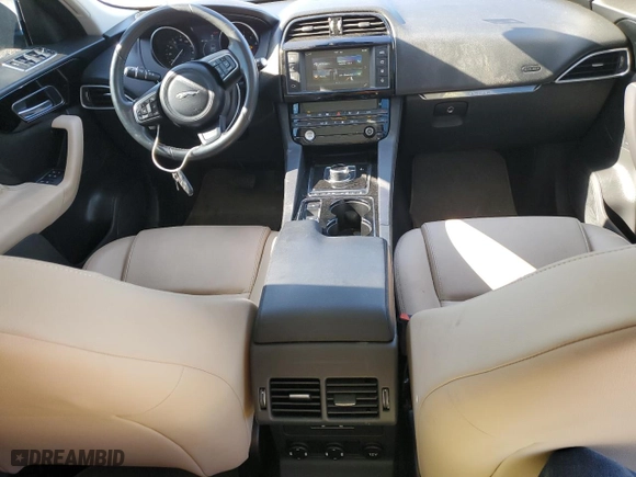 2017 Jaguar F-PACE 35t Premium with VIN SADCJ2BV9HA098017, listed as a Copart auction lot 45930255 with 80,387 mi miles and Salvage Title. Bid and sale history available at carsss.com. Image 8.