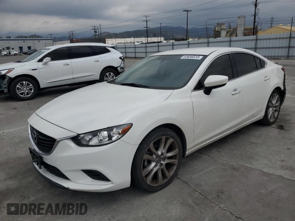 2016 Mazda 6 i Touring with VIN JM1GJ1V59G1457609, listed as a Copart auction lot 53636515 with 159,372 mi miles and Salvage Title. Bid and sale history available at carsss.com. Image 1.