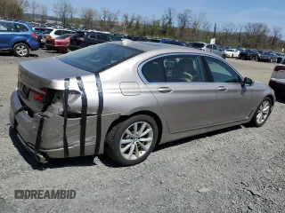 2019 BMW 7 Series 740i xDrive with VIN WBA7E4C50KGV70103, listed as a Copart auction lot 53019885 with 66,862 mi miles and Salvage Title. Bid and sale history available at carsss.com. Image 3.