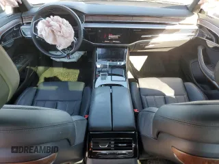 2021 Audi A8 with VIN WAU8EAF83MN020949, listed as a Copart auction lot 77005314 with 13,285 mi miles and Salvage Title. Bid and sale history available at carsss.com. Image 8.
