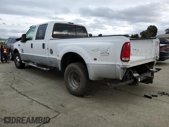 2002 Ford F-350 XL z VIN 1FTWW33F92EC03095, wystawiony jako Copart lot #42769205 z przebiegiem Nie podano mil oraz Szkoda całkowita • Salvage title. Historia ofert i sprzedaży dostępna na DreamBid. Obrazek 2.