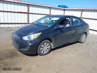 2016 Hyundai Accent SE with VIN KMHCT4AE1GU134696, listed as a IAAI auction lot 42046203 with 186,925 mi miles. Bid and sale history available at carsss.com. Image 2.
