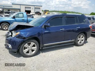 2012 Toyota Highlander Limited with VIN 5TDDK3EH5CS155043, listed as a Copart auction lot 55174445 with 134,549 mi miles and Salvage title. Bid and sale history available at DreamBid. Image 1.
