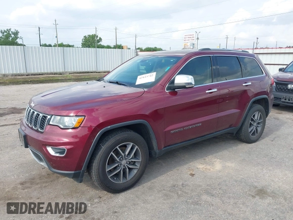 2017 Jeep Grand Cherokee Limited z VIN 1C4RJEBG8HC609262, wystawiony jako IAAI lot #42113742 z przebiegiem 147 718 mil mil oraz . Historia ofert i sprzedaży dostępna na DreamBid. Obrazek 17.