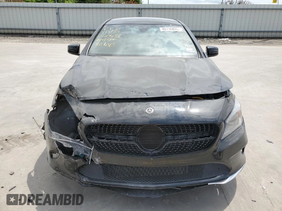 2018 Mercedes-Benz CLA with VIN WDDSJ4EB7JN669450, listed as a Copart auction lot 48736893 with 81,496 mi miles. Bid and sale history available at carsss.com. Image 5.