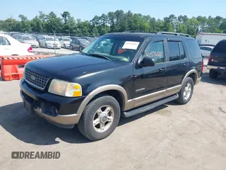2002 Ford Explorer Eddie Bauer z VIN 1FMDU74W72UA71653, wystawiony jako IAAI lot #42576681 z przebiegiem 175 401 mil mil oraz . Historia ofert i sprzedaży dostępna na DreamBid. Obrazek 2.