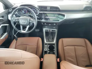2023 Audi Q3 S line Premium with VIN WA1DECF31P1104632, listed as a Copart auction lot 50983105 with 17,579 mi miles and Salvage title. Bid and sale history available at DreamBid. Image 8.