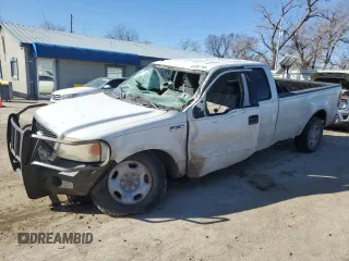 2007 Ford F-150 XL with VIN 1FTVX14577NA63235, listed as a Copart auction lot 47297735 with Not Provided miles and Salvage Title. Bid and sale history available at carsss.com. Image 1.