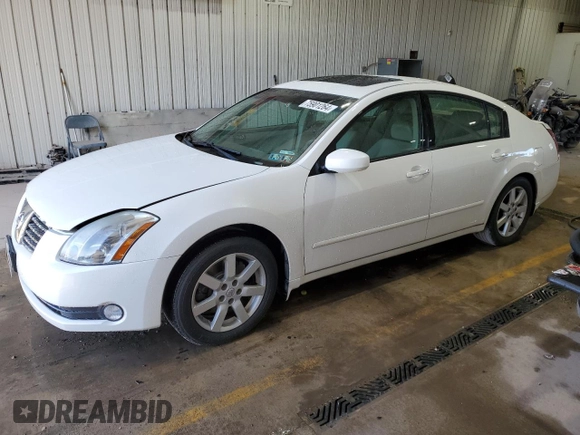 2005 Nissan Maxima 3.5 SL with VIN 1N4BA41E15C850688, listed as a Copart auction lot 75901264 with 50,045 mi miles and Salvage Title. Bid and sale history available at carsss.com. Image 1.