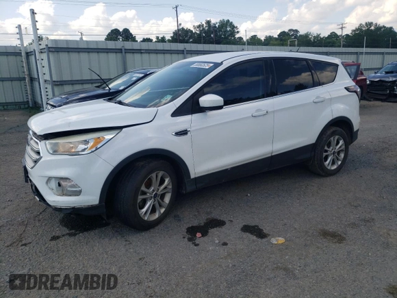 2017 Ford Escape SE z VIN 1FMCU0GD8HUA54074, wystawiony jako Copart lot #58860525 z przebiegiem 149 668 mil mil oraz Szkoda całkowita • Salvage title. Historia ofert i sprzedaży dostępna na DreamBid. Obrazek 1.