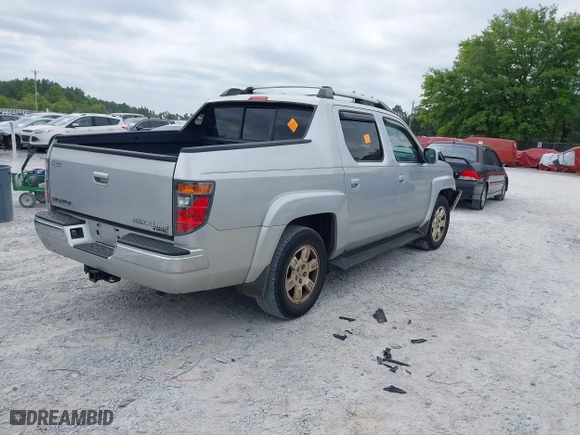 2008 Honda Ridgeline RTL with VIN 2HJYK16568H527114, listed as a IAAI auction lot 42042902 with 127,159 mi miles. Bid and sale history available at carsss.com. Image 4.