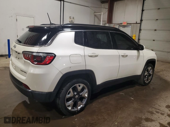 2018 Jeep Compass Limited with VIN 3C4NJDCBXJT222508, listed as a Copart auction lot 48027175 with 81,575 mi miles and Clean Title. Bid and sale history available at DreamBid. Image 3.