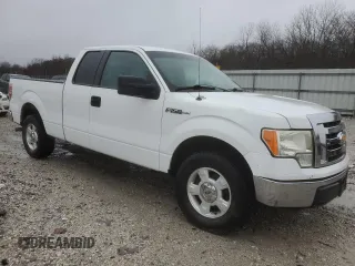 2009 Ford F-150 STX with VIN 1FTRX12809KB12665, listed as a Copart auction lot 42559065 with 300,074 mi miles and Salvage Title. Bid and sale history available at DreamBid. Image 4.