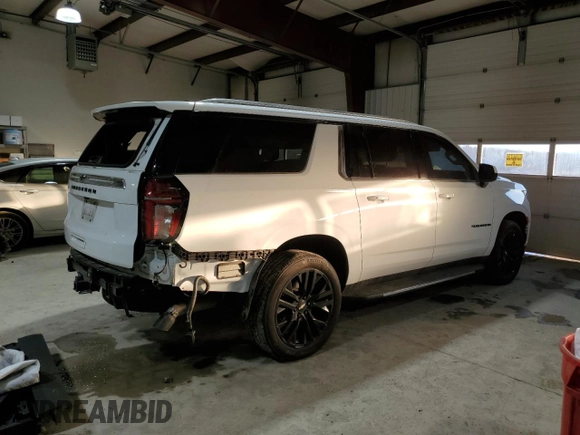2023 Chevrolet Suburban LS with VIN 1GNSKBKD5PR396230, listed as a Copart auction lot 88690785 with 23,725 mi miles and Salvage title. Bid and sale history available at DreamBid. Image 3.