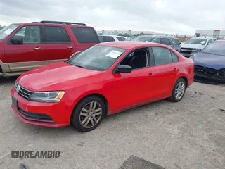 2015 Volkswagen Jetta Sedan 2.0L S with VIN 3VW2K7AJ5FM236391, listed as a IAAI auction lot 42125775 with 198,153 mi miles. Bid and sale history available at carsss.com. Image 2.