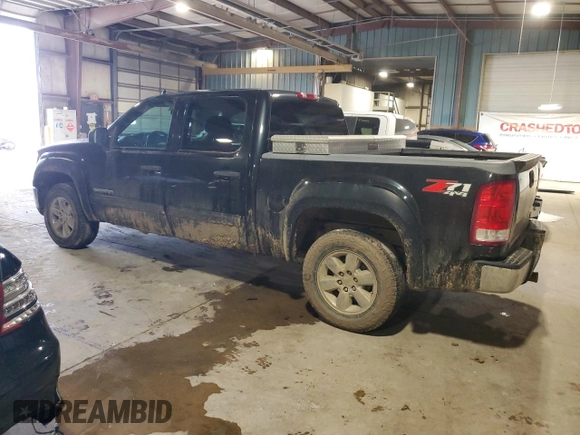 2012 GMC Sierra 1500 SLE with VIN 3GTP2VE72CG219554, listed as a Copart auction lot 47550635 with 154,365 mi miles and Salvage Title. Bid and sale history available at DreamBid. Image 2.