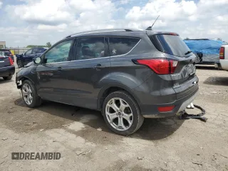 2019 Ford Escape Titanium with VIN 1FMCU0J93KUA81968, listed as a Copart auction lot 56232665 with 26,631 mi miles and Salvage title. Bid and sale history available at DreamBid. Image 2.