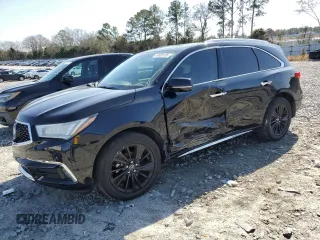 2019 Acura MDX w/Advance Pkg with VIN 5J8YD4H87KL007958, listed as a Copart auction lot 44685105 with 77,816 mi miles and Salvage Title. Bid and sale history available at carsss.com. Image 1.